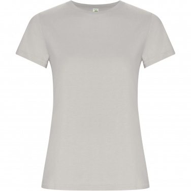 Logo trade corporate gifts image of: Golden short sleeve women's t-shirt