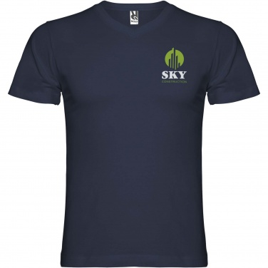 Logo trade corporate gifts picture of: Samoyedo short sleeve men's v-neck t-shirt