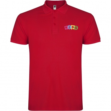 Logo trade promotional merchandise photo of: Star short sleeve kids polo