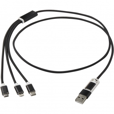 Logotrade promotional giveaway image of: Versatile 5-1 recycled aluminium charging cable