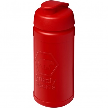 Logo trade promotional products image of: Baseline Rise 500 ml sport bottle with flip lid