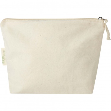 Logo trade promotional giveaways picture of: Orissa 180 g/m² organic toiletry bag 1L