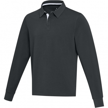 Logotrade promotional item picture of: Clyde unisex organic rugby polo sweatshirt