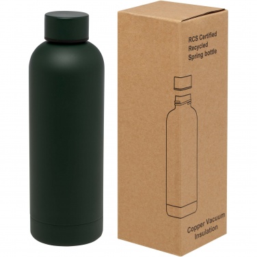 Logotrade promotional items photo of: Spring 500 ml RCS certified recycled stainless steel copper vacuum insulated bottle