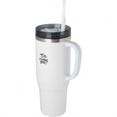 Logotrade promotional merchandise image of: Melbourne 1200 ml RCS certified insulated tumbler with straw