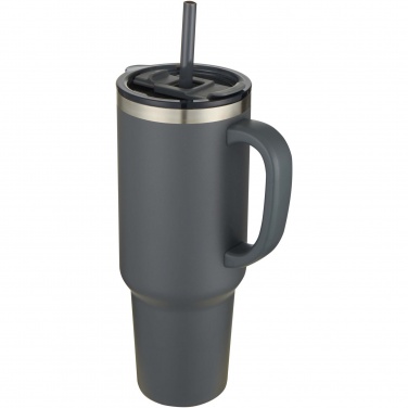 Logo trade promotional giveaways image of: Sydney 1200 ml copper vacuum insulated tumbler with straw