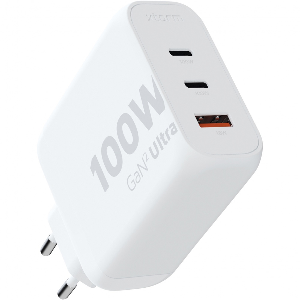 Logo trade promotional giveaway photo of: Xtorm XEC100 GaN² Ultra 100W wall charger