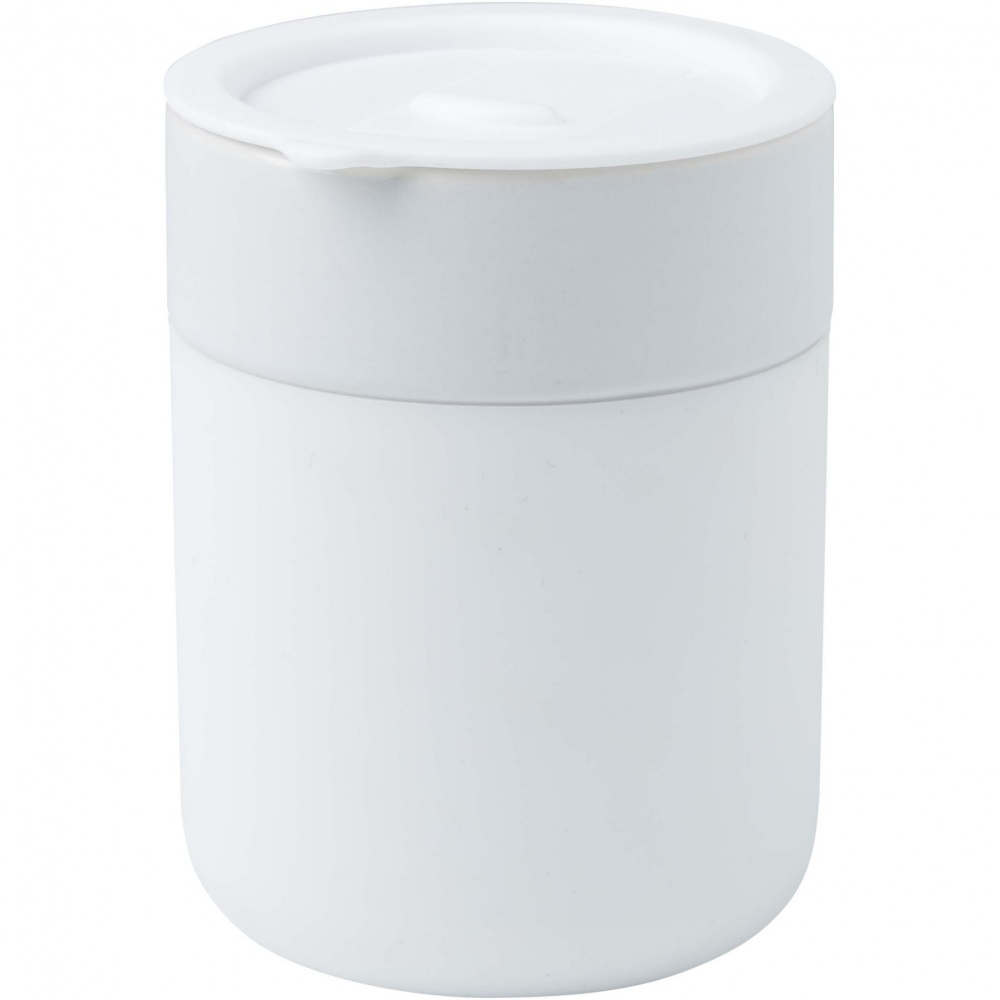 Logotrade promotional gifts photo of: Java 330 ml ceramic tumbler with silicone wrap and plastic lid