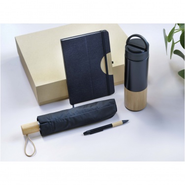 Logo trade advertising product photo of: Carmen A5 hard cover notebook and ballpoint pen gift set