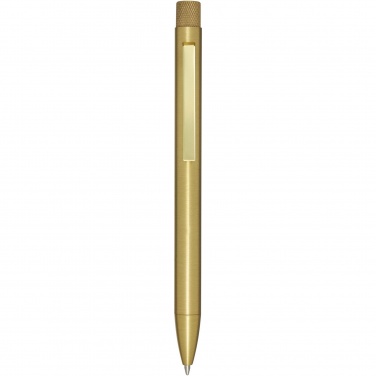 Logo trade promotional gifts image of: Beatriz recycled brass ballpoint pen