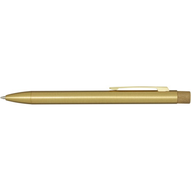Logo trade promotional product photo of: Beatriz recycled brass ballpoint pen