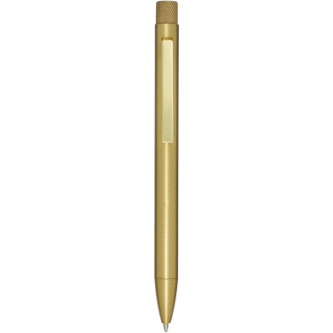 Logo trade promotional gift photo of: Beatriz recycled brass ballpoint pen