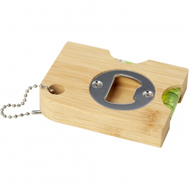 Logotrade promotional gift picture of: Levo bamboo bottle opener with level 