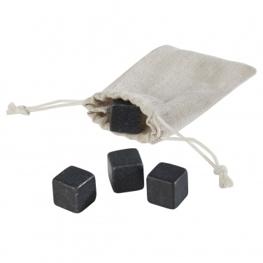 Logo trade promotional item photo of: Pedro stone ice cubes set
