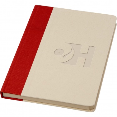 Logo trade corporate gift photo of: Liliana A5 sugar cane plastic hard cover notebook