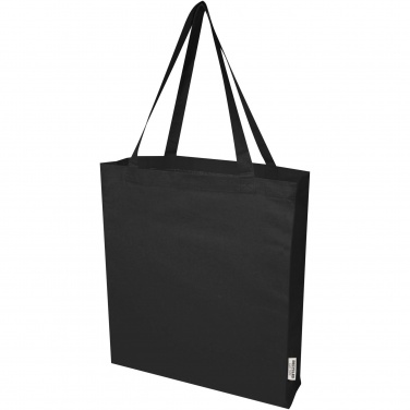 Logotrade promotional gifts photo of: Madras 140 g/m² GRS recycled cotton gusset tote bag