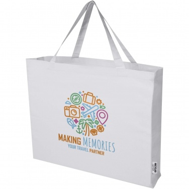 Logo trade promotional products picture of: Odessa 220 g/m² GRS recycled cotton large tote bag