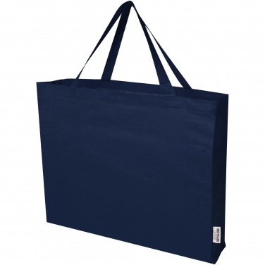 Logo trade promotional giveaway photo of: Odessa 220 g/m² GRS recycled cotton large tote bag