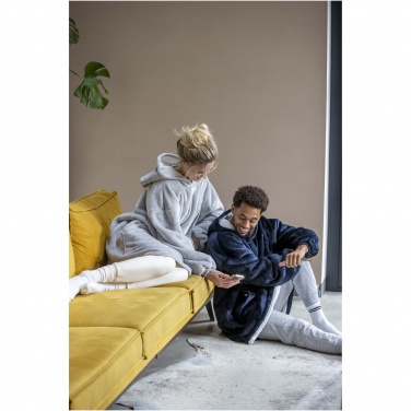 Logo trade corporate gifts image of: Denali GRS hoodie blanket
