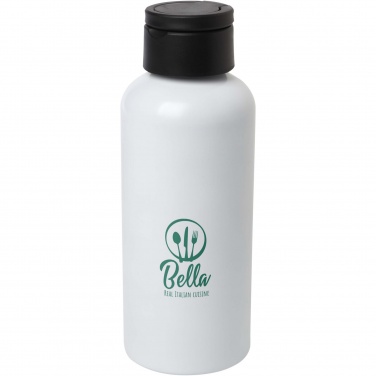 Logo trade promotional gifts image of: Trinity 600 ml RCS certified recycled aluminium water bottle with RPET lid