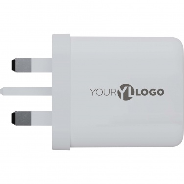 Logo trade promotional gift photo of: Xtorm XEC067G GaN² Ultra 67W wall charger - UK plug