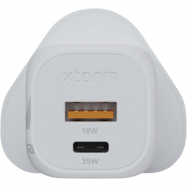 Logotrade promotional giveaway picture of: Xtorm XEC035 GaN² Ultra 35W wall charger - UK plug