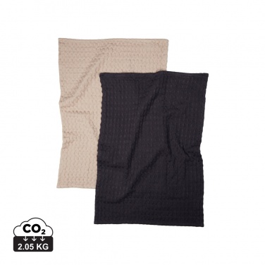 Logo trade corporate gifts image of: VINGA Cromer waffle kitchen towel, 2 pcs