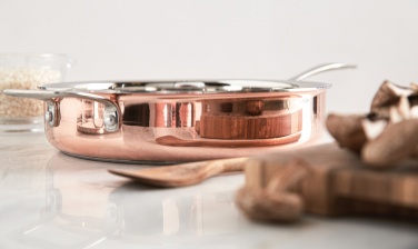 Logo trade promotional giveaways image of: VINGA Baron copper sauté pan