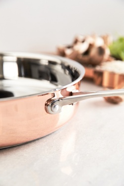 Logo trade corporate gifts image of: VINGA Baron copper sauté pan