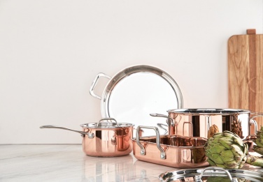 Logo trade business gift photo of: VINGA Baron copper saucepan