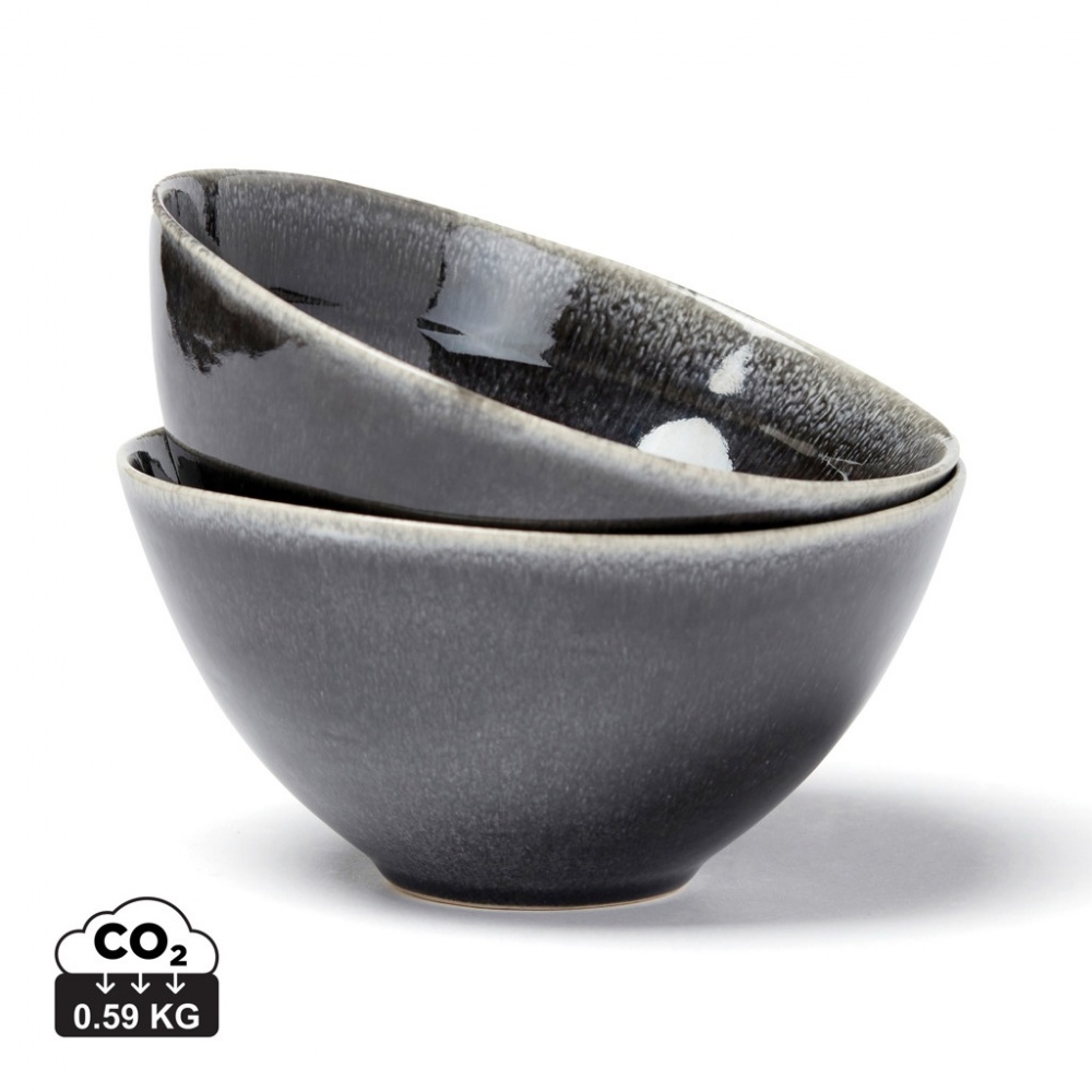 Logo trade promotional products picture of: VINGA Nomimono bowl 15,5 cm, 2 pcs set