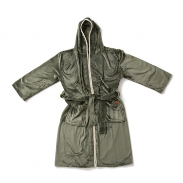 Logotrade promotional item picture of: VINGA Louis luxury plush RPET robe size L-XL