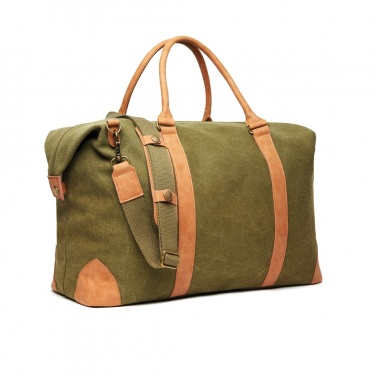 Logotrade promotional product image of: VINGA Bosler RCS recycled canvas weekend bag