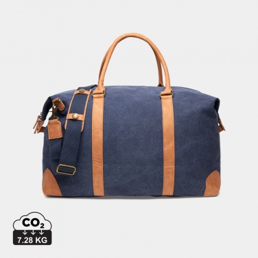 Logotrade promotional product picture of: VINGA Bosler RCS recycled canvas weekend bag
