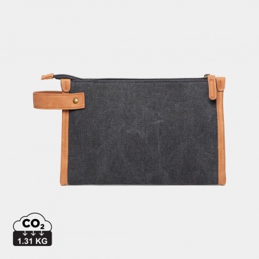 Logotrade promotional giveaway picture of: VINGA Bosler GRS recycled canvas toiletry bag