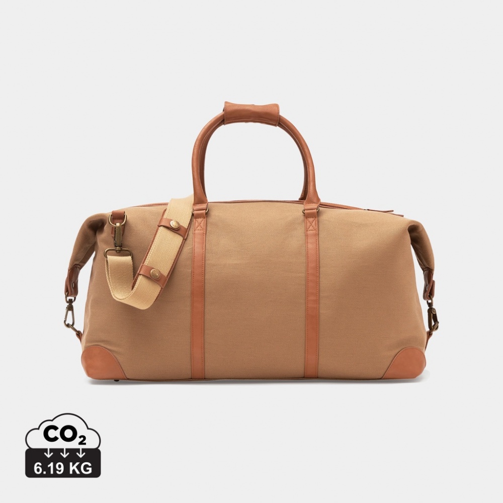 Logo trade corporate gift photo of: VINGA Sloane RCS RPET weekender bag