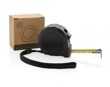 Logo trade corporate gift photo of: RCS recycled plastic 3M/16 mm tape with stop button