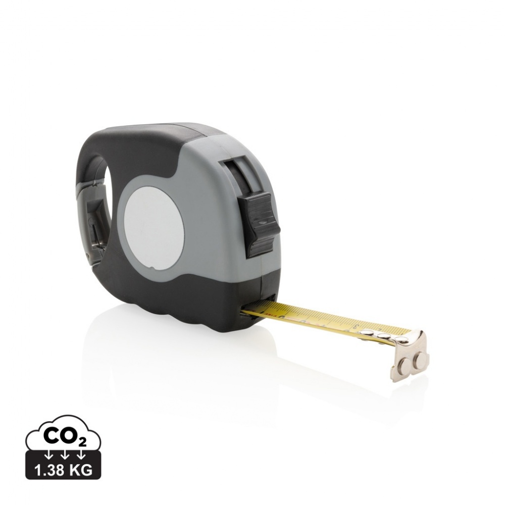 Logo trade promotional merchandise picture of: Measuring tape with carabiner