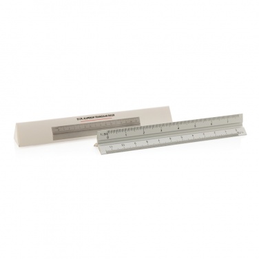 Logotrade promotional gift picture of: 15cm. Aluminum triangular ruler