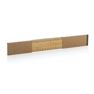 Logotrade corporate gifts photo of: Timberson extra thick 30cm double sided bamboo ruler