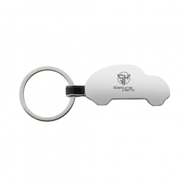 Logotrade promotional merchandise picture of: RCS recycled zinc alloy car keyring