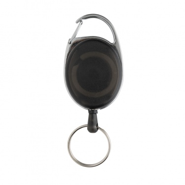 Logo trade advertising product photo of: RCS recycled ABS roller clip keychain