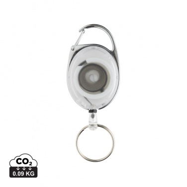 Logotrade promotional gift image of: RCS recycled ABS roller clip keychain