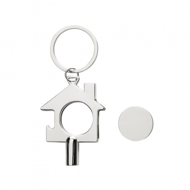 Logo trade corporate gift photo of: RCS recycled zinc alloy 3 in 1 keychain