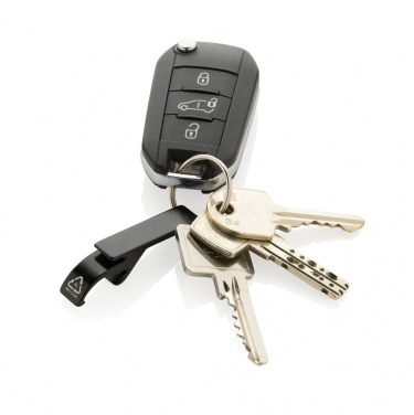 Logo trade promotional gifts picture of: RCS recycled aluminum bottle and can opener