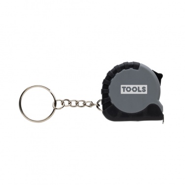 Logotrade promotional item image of: MeasureMate RCS reycled ABS 1 meter tape keychain