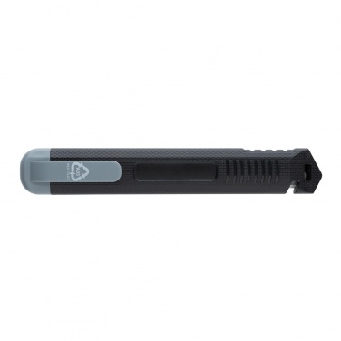 Logo trade promotional merchandise image of: Refillable RCS recycled plastic snap-off knife