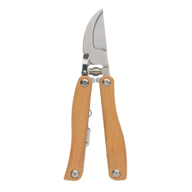 Logo trade promotional giveaway photo of: Wooden garden multi-tool
