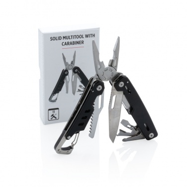 Logotrade promotional giveaway image of: Solid multitool with carabiner
