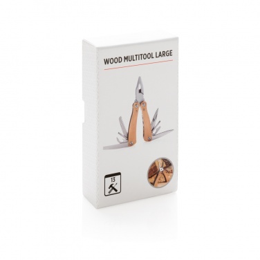 Logo trade promotional gifts image of: Wood multitool